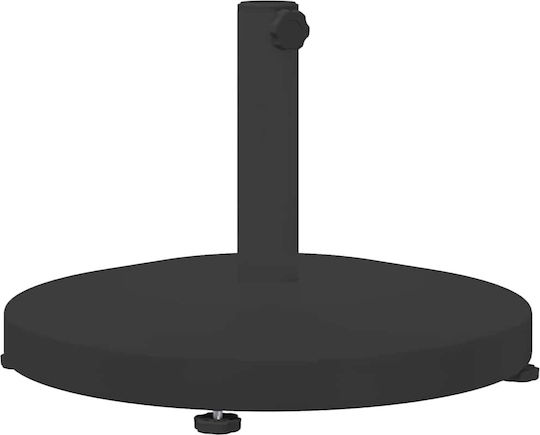 vidaXL Stand de umbrelă din Metal Negru 48x48x32cm