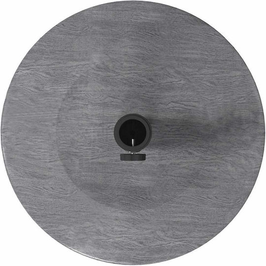 vidaXL Стойка за чадър Дърво Dark Wood 48x48x32см