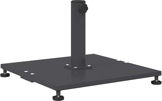 vidaXL Schirmständer aus Metall Dark Gray 45x45x31cm