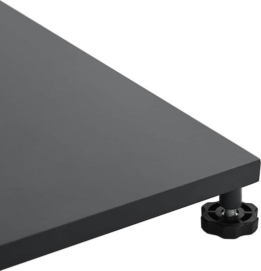 vidaXL Schirmständer aus Metall Dark Gray 45x45x31cm