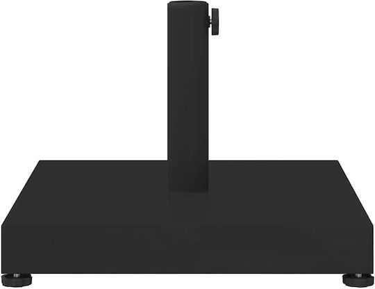 vidaXL Βάση Ομπρέλας Μεταλλική Μαύρο 45x45x31.5cm