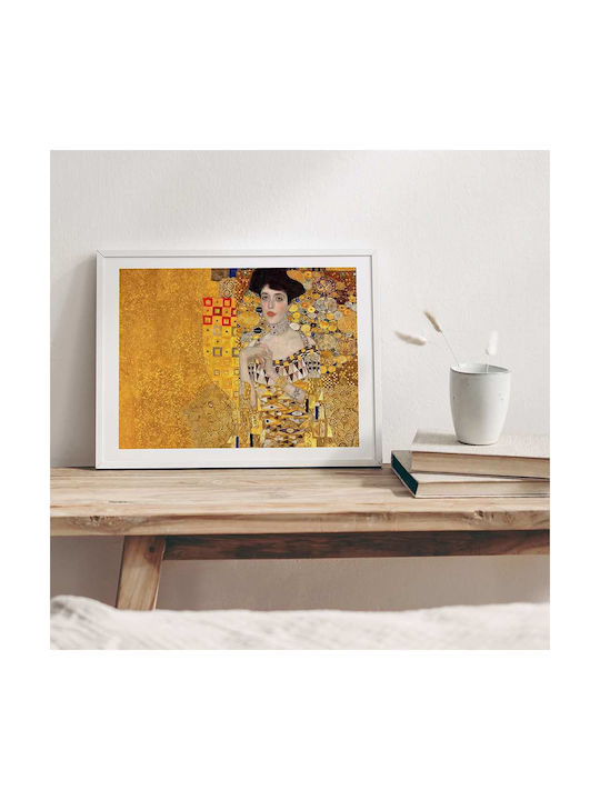 Poster Gustav Klimt Portrait Adele Bloch Bauer Art151 40cm X 50cm Κορνίζα Καφέ Ξύλου 56086pd156669f63322