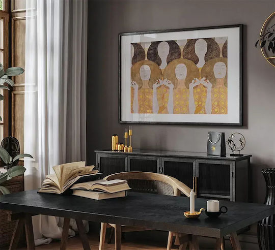 Poster Gustav Klimt Choir Angels Art149 40cm X 50cm Premium Black Wooden Frame