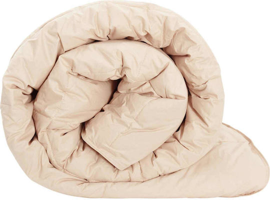 vidaXL Doppelbettdecke 200x220cm Beige