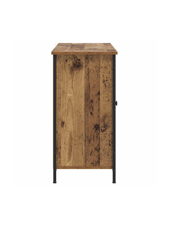 vidaXL Holz Sideboard Gebeiztes Holz 100x35x70cm
