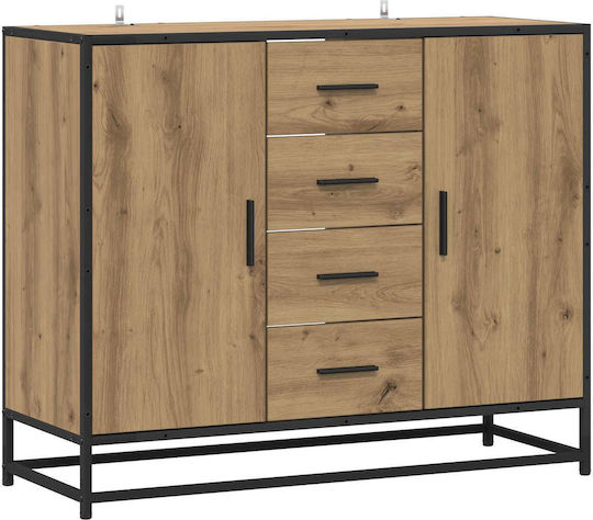 Μπουφές Ξύλινος με Συρτάρια Δρυς 92x35x76cm Μπουφές Ξύλινος με Συρτάρια Δρυς 92x35x76cm