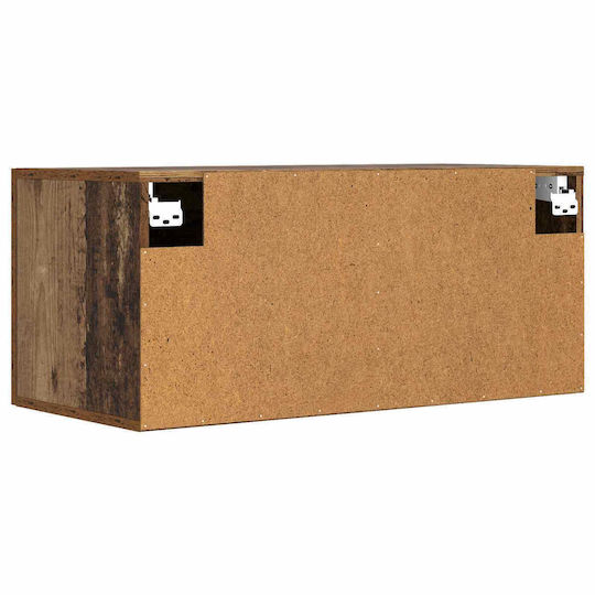 vidaXL Плот без мивка Ш80xД36.5xВ35cm Кафяв