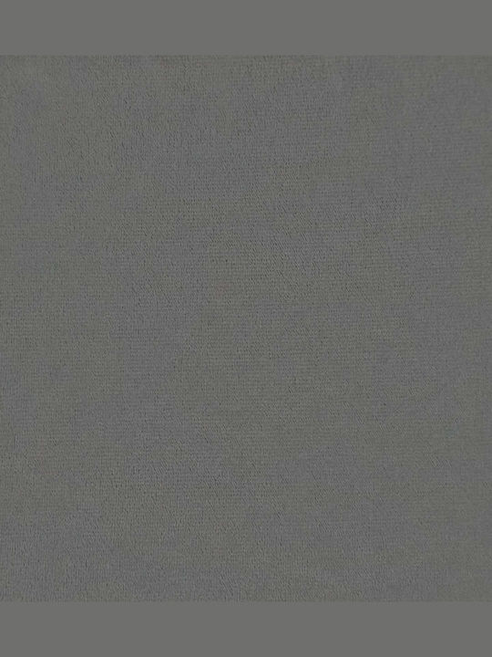Drehbarer Besucherstuhl mit Armlehnen in Grau Farbe 54x55x90cm