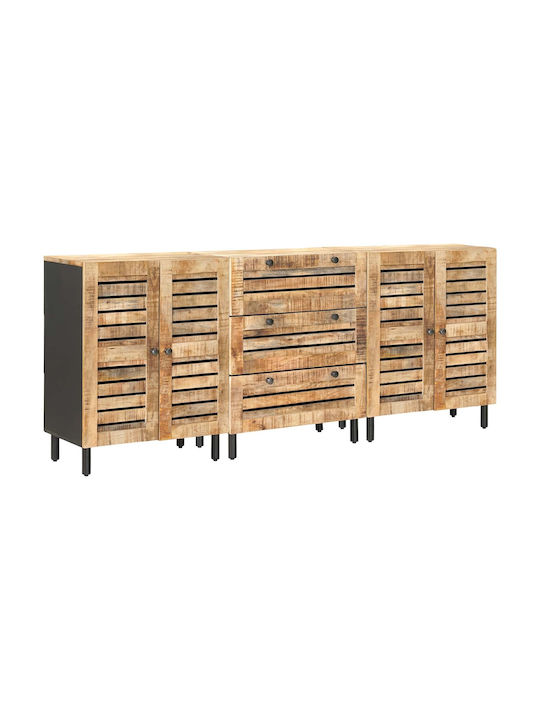 Comodă de Dormitor din Lemn Natural 180x33x75cm