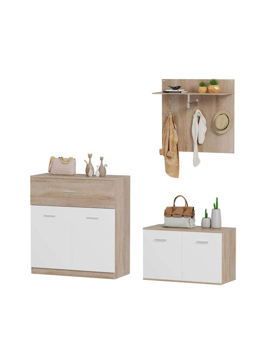 Flurmöbel & Aufbewahrung Weiß 120x40x80cm