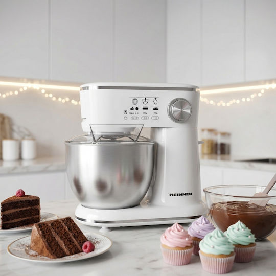 Heinner Stand Mixer 1000W with Stainless Mixing Bowl 5lt