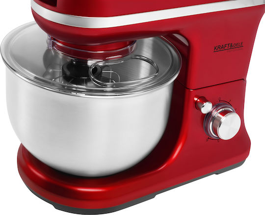 Kraft & Dele Κουζινομηχανή 3000W με Ανοξείδωτο Κάδο 5lt