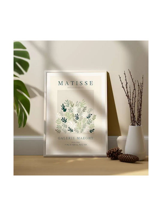 Poster Matisse Galerie Maeght Art042 40cm X 50cm Premium Μαύρο Ξύλινο Κάδρο-56018pd156743f55323