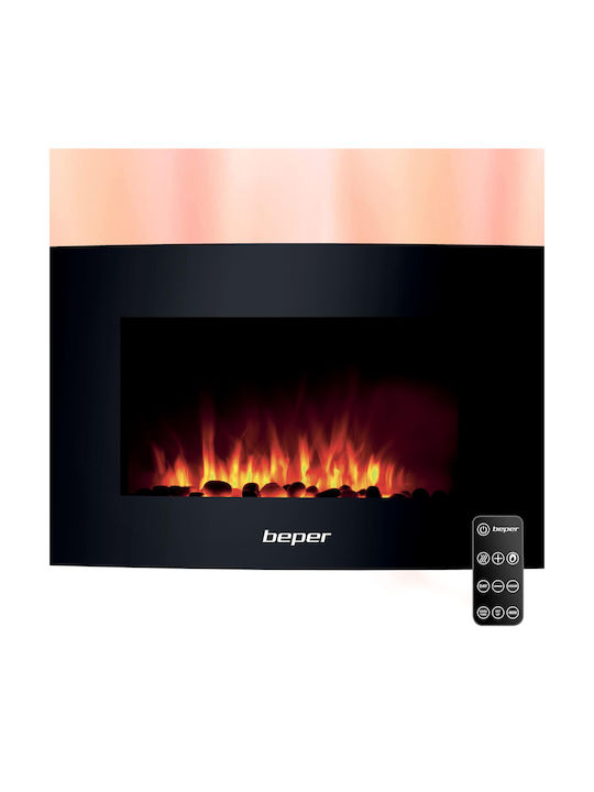 Beper Wandmontiertes Elektrisches Kamin 1750W 72,5x60cm