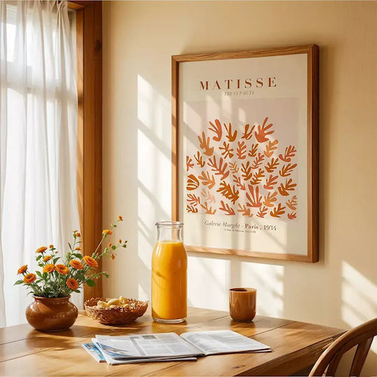Poster Matisse Cut-Outs Art070 40cm X 50cm Premium Black Wooden Frame