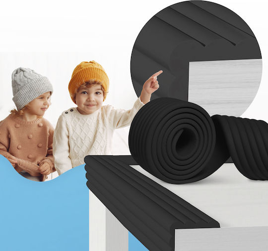 Sipo Ecke Schutz mit Aufkleber aus Schaumstoff Material in Schwarz Farbe 30x7.5cm