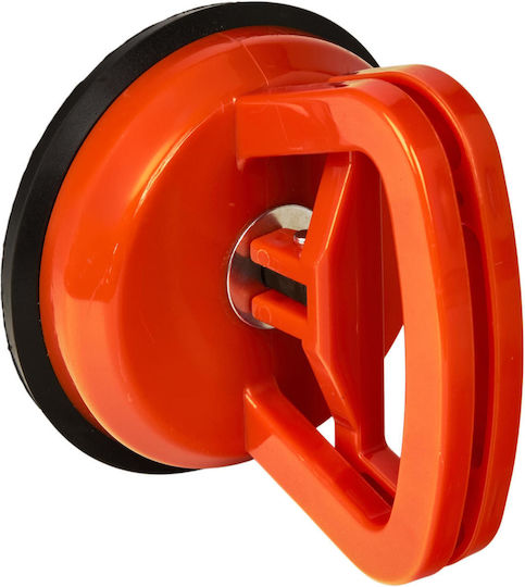 Kraft & Dele Μονή Βεντούζα Πλαστική Διαμέτρου 120mm με Ικανότητα Συγκράτησης 50kg