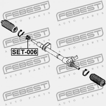 Κιτ Τάνυσης Μηχανισμού Διεύθυνσης Renault Megane Ii 2002-2008 8200463517