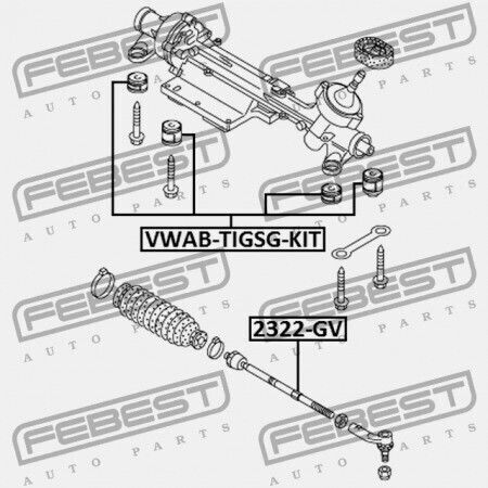 Set Inel Bara Directie Audi Q3 2012 Mex 5n0498169b