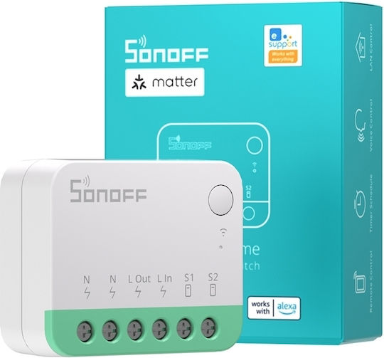 Sonoff Minir4m Comutator inteligent Wi-Fi 10A 2 bucăți