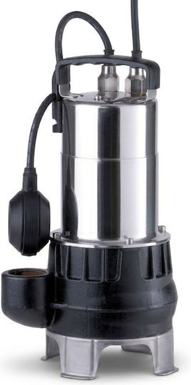 Αντλία Ακάθαρτων Υδάτων Inox Vortex Φλωτέρ 750w Zita Pump V-750f 11.860.750