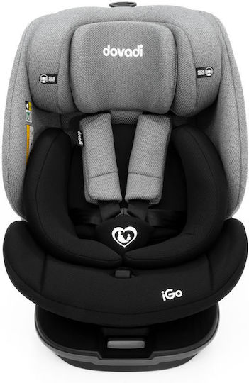 Dovadi IGO Car Seat i-Size with Isofix Black-Grey 0-36 kg