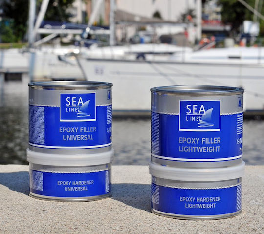 Umplutură Epoxi cu Fibre de Sticlă Marine Sealine: Epoxy Filler 2:1 750ml