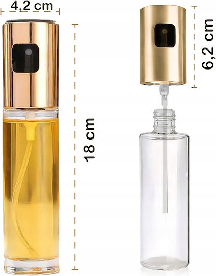 Δοχείο Λαδιού Σπρέι Γυάλινο 100ml