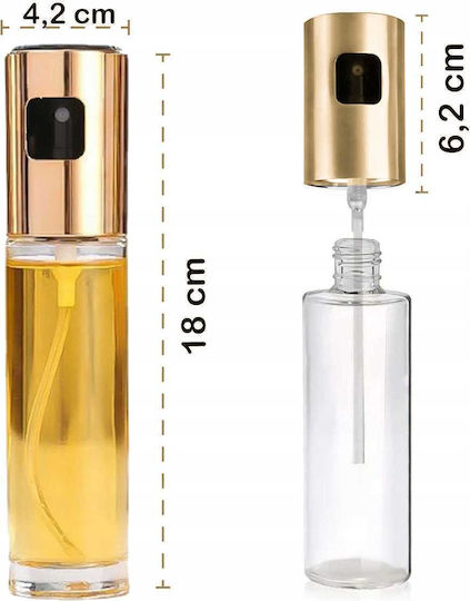 Δοχείο Λαδιού Σπρέι Γυάλινο 100ml