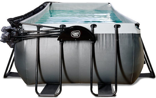 Exit Toys Swimming Pool PVC with Metallic Frame 540x250x122cm Grey 30675320