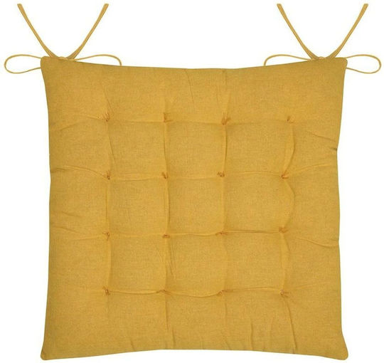 Stof Μαξιλάρι Καρέκλας Κήπου Mustard 38x38εκ.