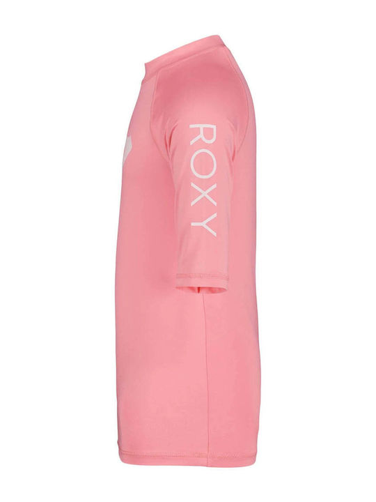 Roxy Pink Kids Swimwear Rashguard Pink