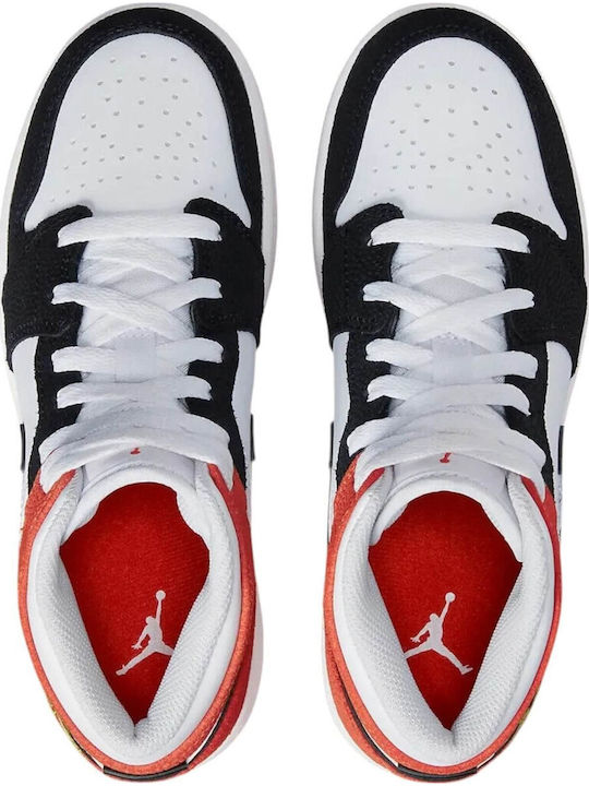 Air  1 Mid SE Παιδικά Sneakers High Λευκά