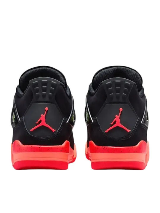 Air  4 Kids Sneakers High Black