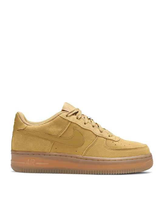 Air Force 1 Kids Sneakers Wheat / Gum Light Brown