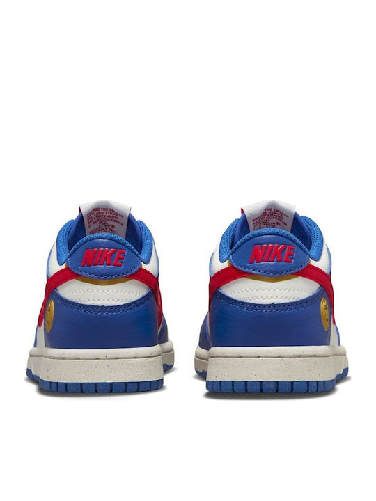 Dunk Low Детски Спортни Обувки Running с Връзки Бели