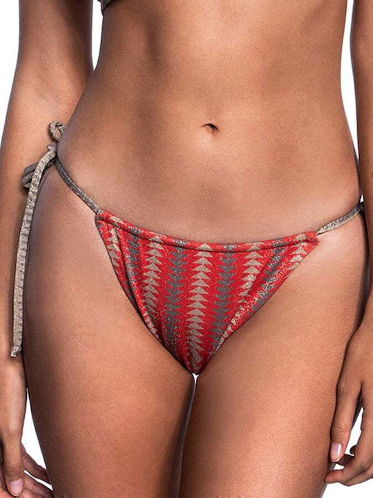 Indian Arrow Bikini Brazil με Κορδονάκια Πορτοκαλί
