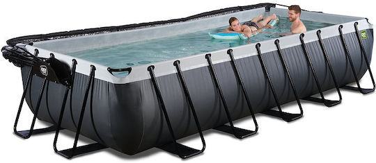 Exit Toys Schwimmbecken PVC mit Metallic-Rahmen 540x250x100cm Schwarze 30575320