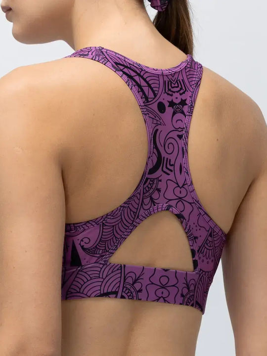 Women's Athletic Sports Bra Purple