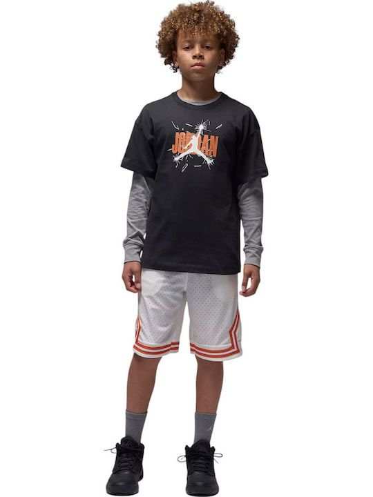 Kinder-T-Shirt Schwarz 85 Shatter
