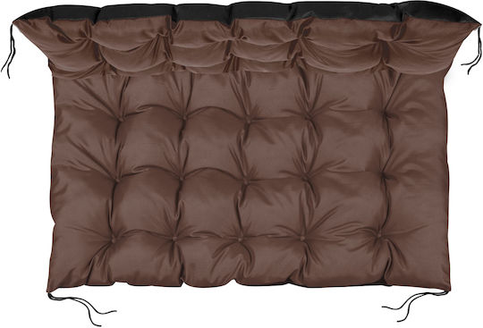 AIO Factory Wasserdichtes Sitzbank-Kissen für Garten mit Rückenlehne Braun 120x120cm AIO Factory Wasserdichtes Sitzbank-Kissen für Garten mit Rückenlehne Braun 120x120cm