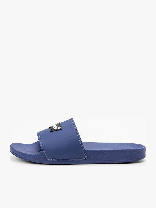 June Batwing Men's Slides Blue