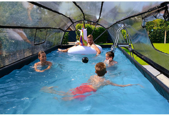 Exit Toys Piscină PVC cu cadru metalic 540x250x100cm Neagră