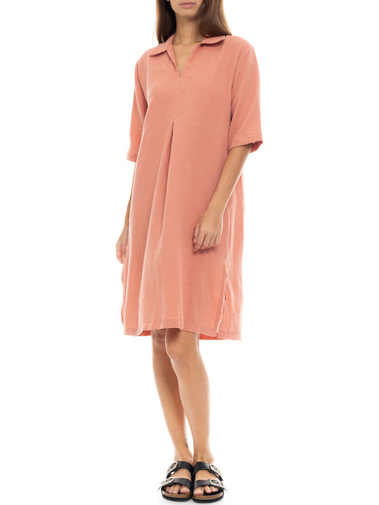 Summer Midi Shirt Dress Courper