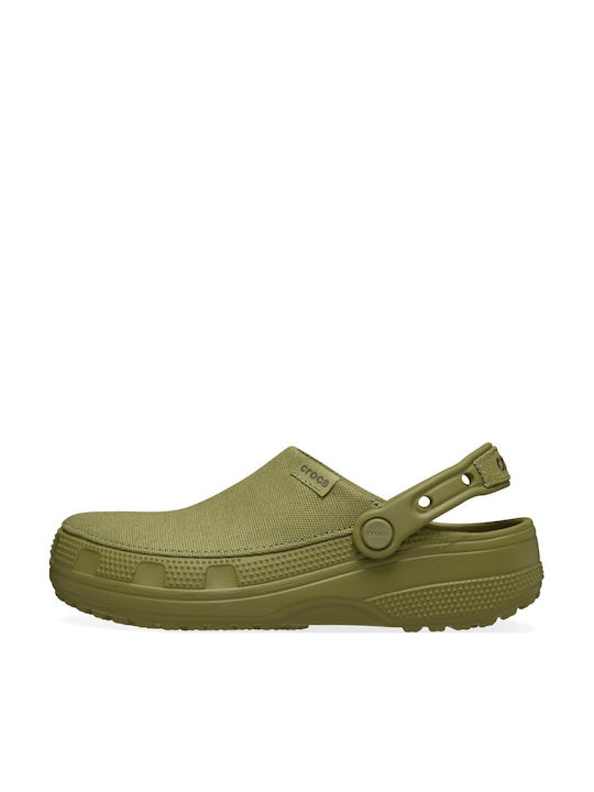 Crocs Classic Damen Clogs Grün