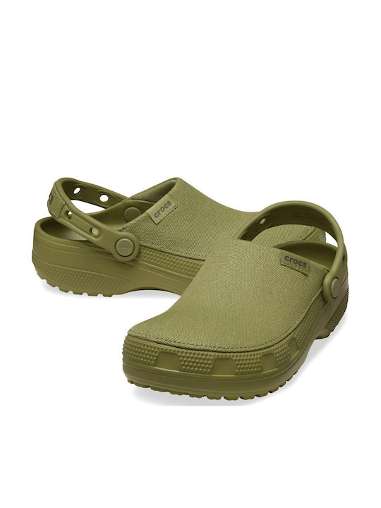 Crocs Classic Damen Clogs Grün