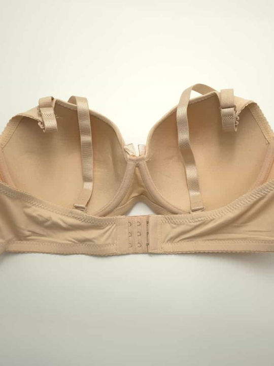 Beige Push Up Bras with Underwire