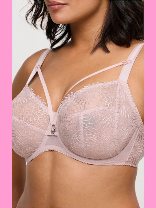 Pink Bras without Padding with Underwire