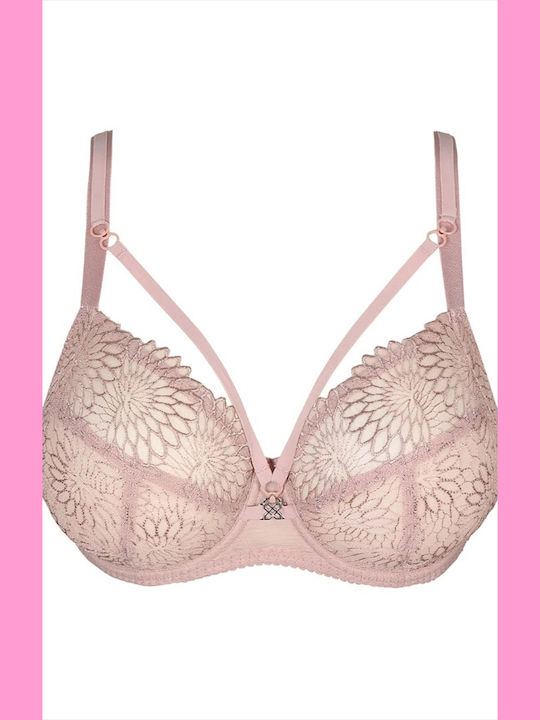 Pink Bras without Padding with Underwire