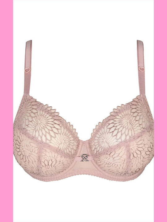 Pink Bras without Padding with Underwire